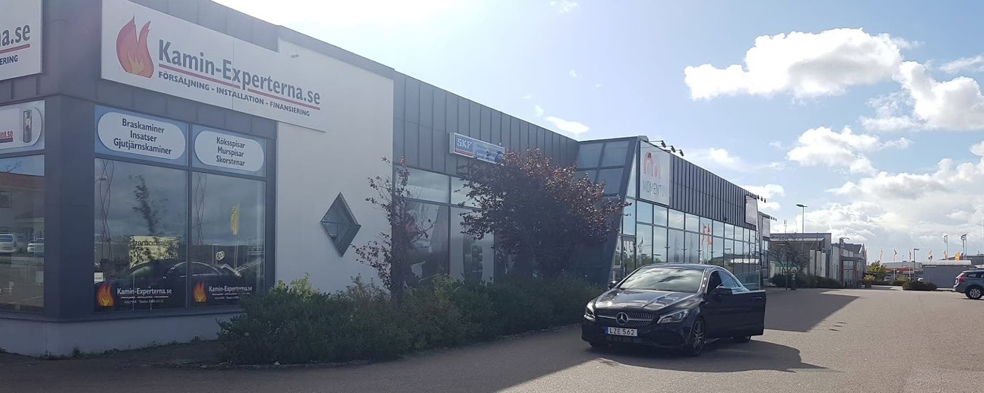 Kaminexperternas showroom i Kalmar
