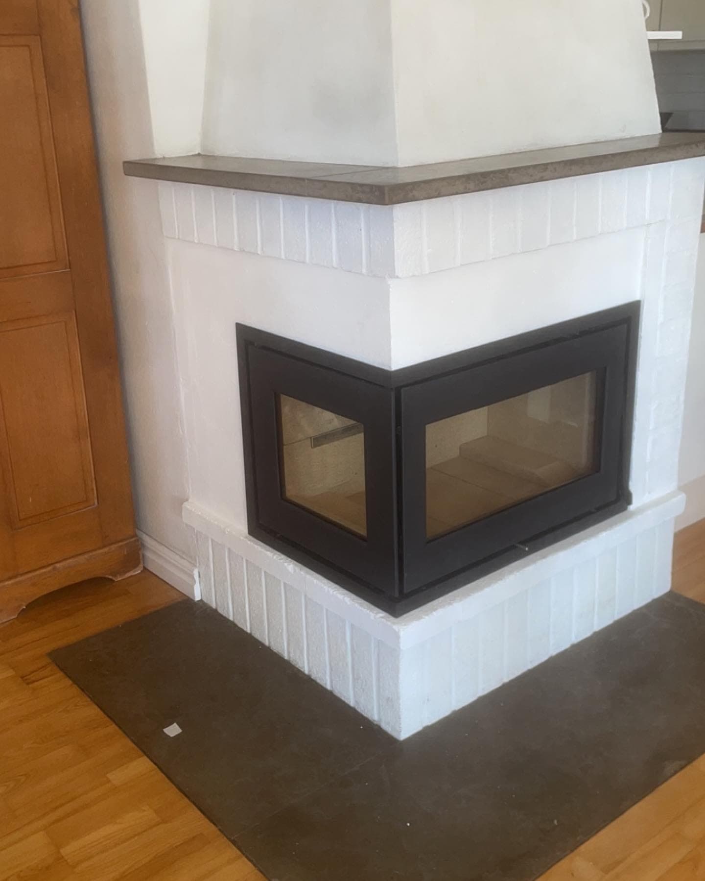 Installation av kamin, skorsten eller bastu