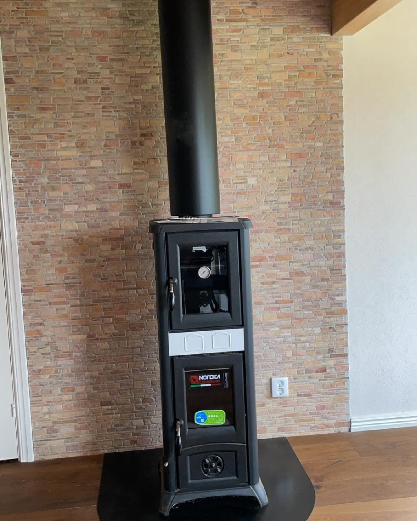 Installation av kamin, skorsten eller bastu
